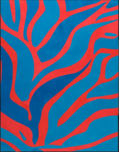 Medusa with Red and Blue