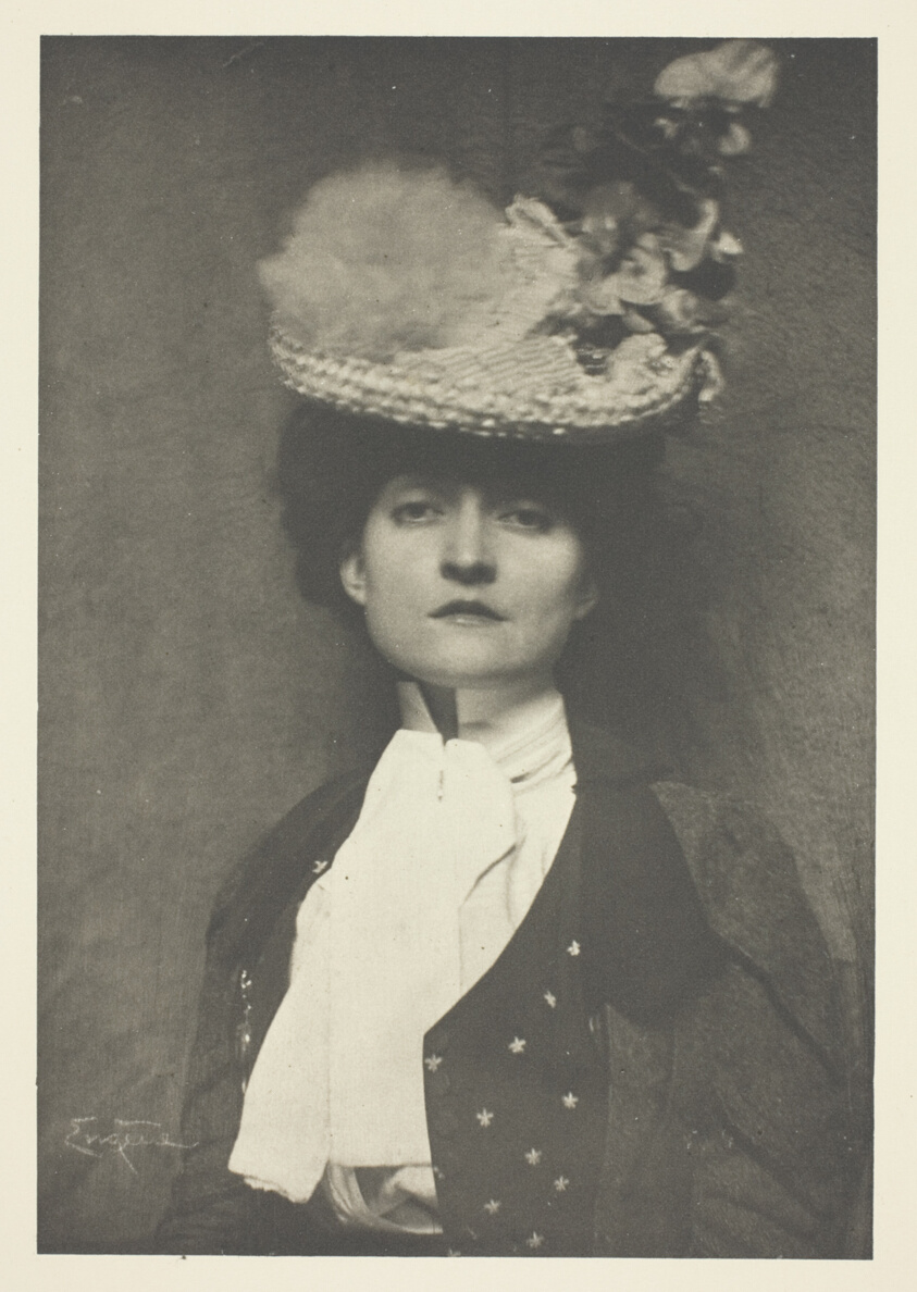 Portrait of Miss Jones, No. 4 from the portfolio "American Pictorial Photography, Series II” (1901)