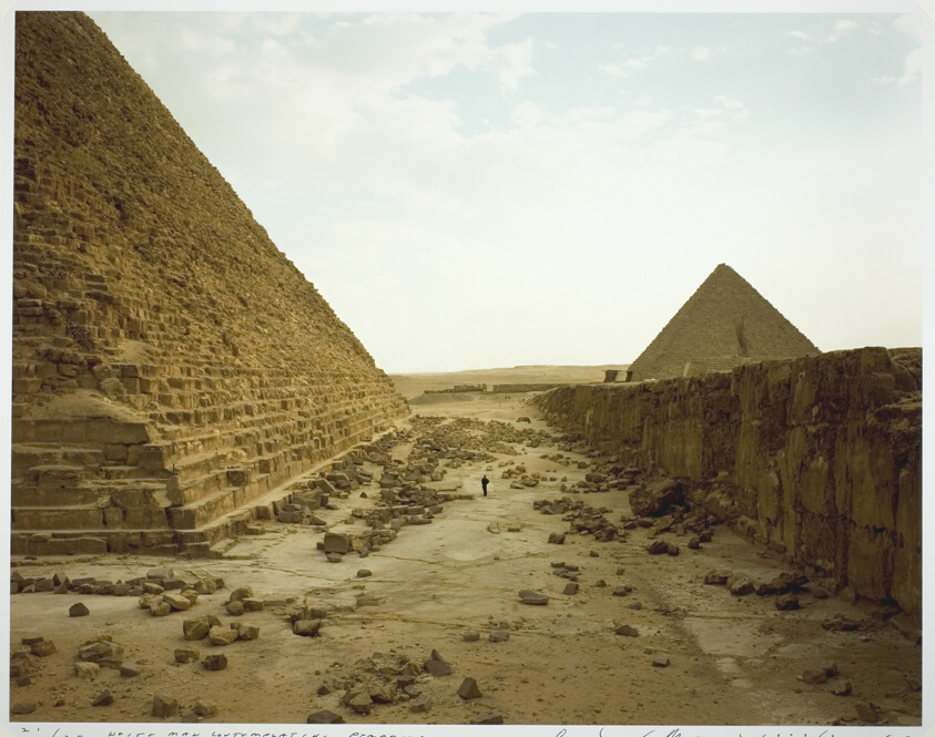 White Man Contemplating Pyramids, from the series "Desert Cantos (The Prologue)" (c. 1989)