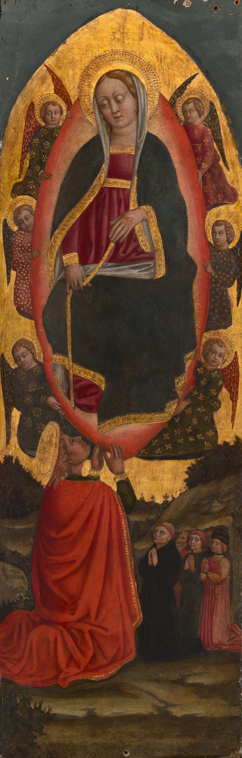 The Assumption of the Virgin with Saints from an Augustinian altarpiece