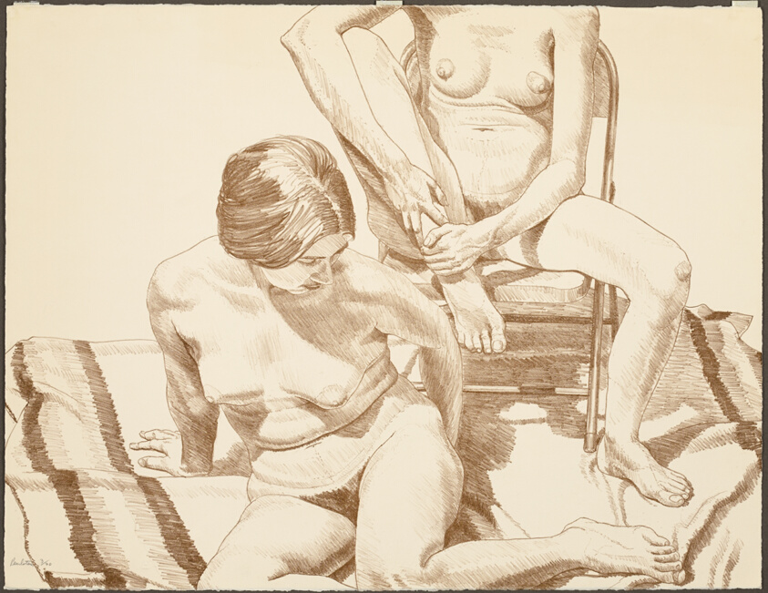 Two Models in the Studio