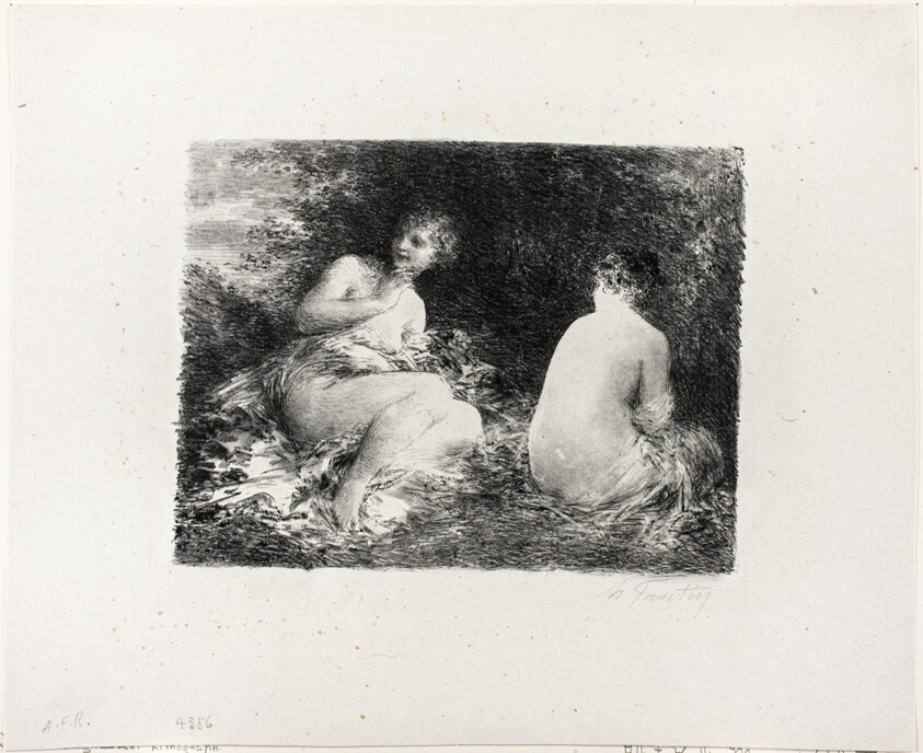 Bathing Women, second medium plate