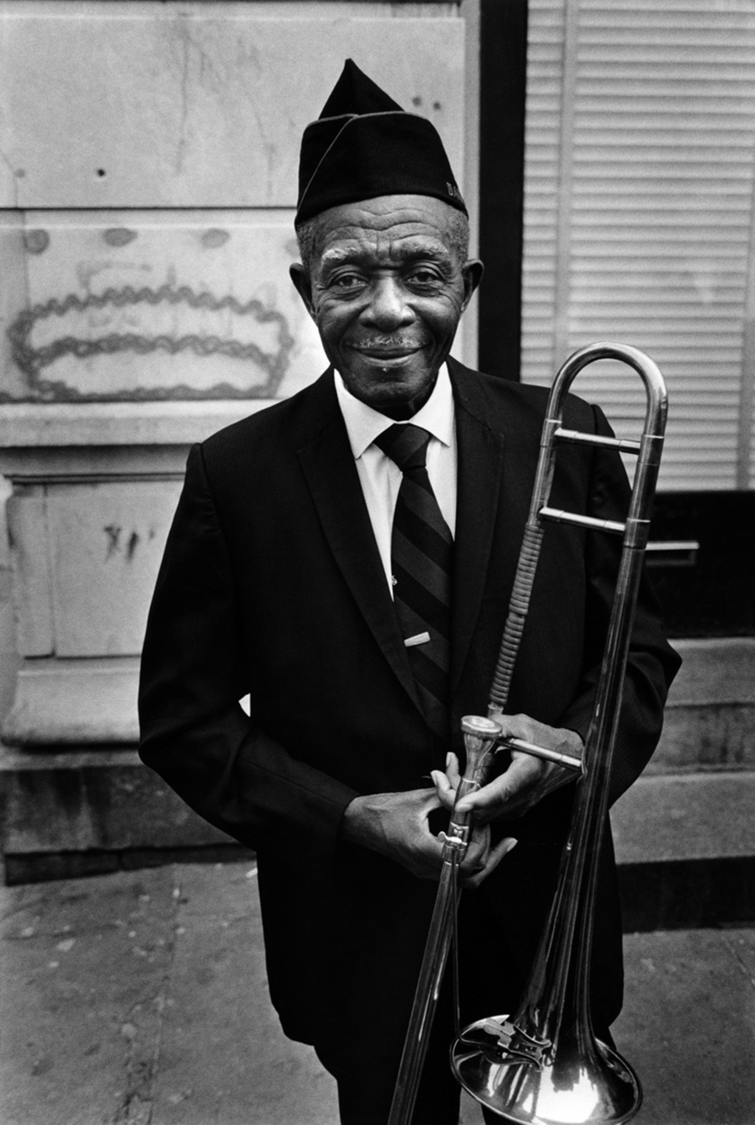 A Trombonist from the 369th Armory Marching Band, from the series "Harlem, U.S.A."