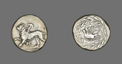Aeginetic Stater (Coin) Depicting a Chimera