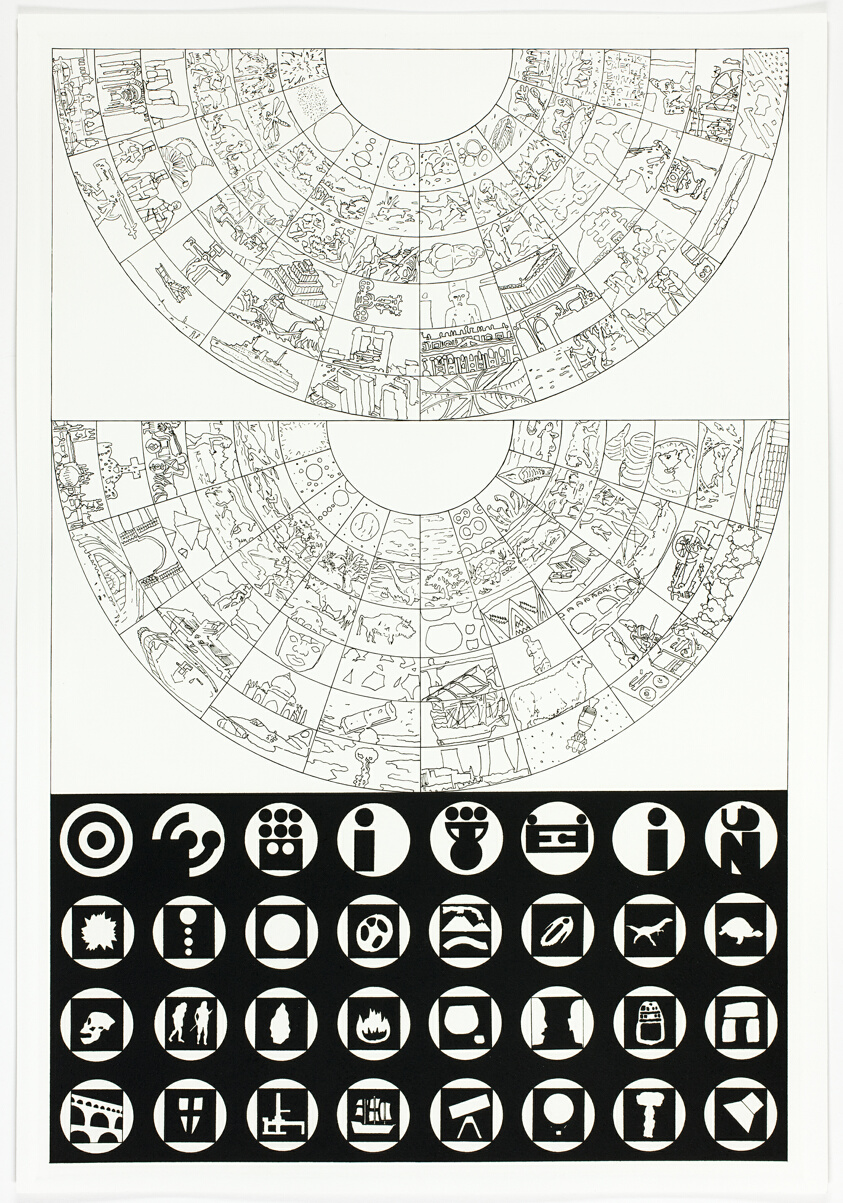 History and Signs, plate three from Untitled