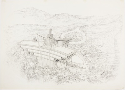 Ignacio Perez House, Caracas, Venezuela, Aerial Perspective