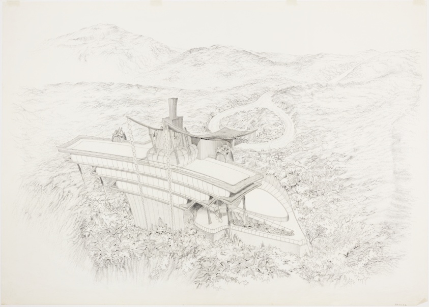 Ignacio Perez House, Caracas, Venezuela, Aerial Perspective