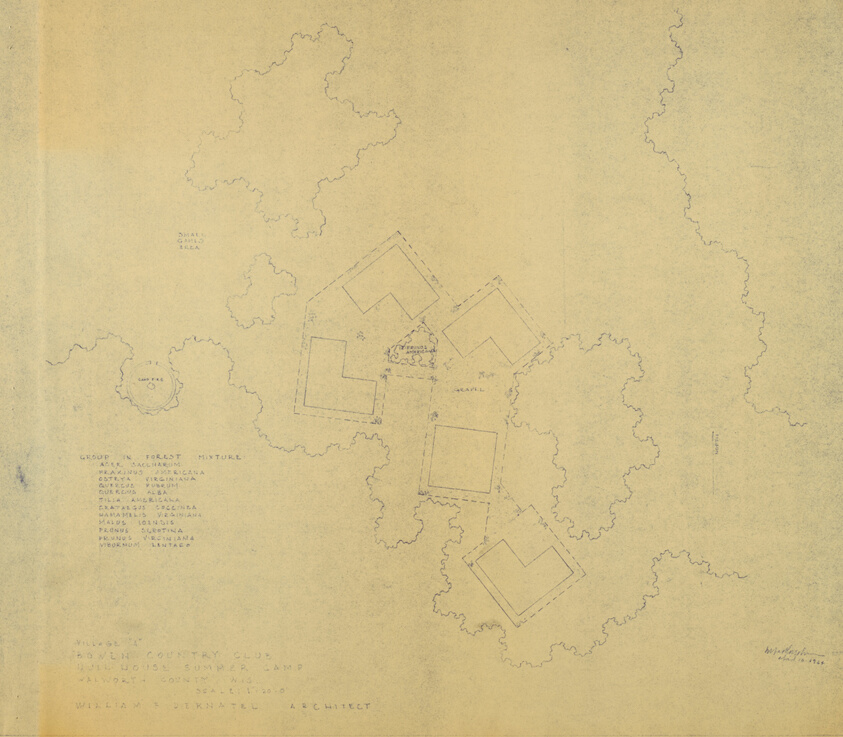 Bowen Country Club Summer Camp Village, Landscape Plans
