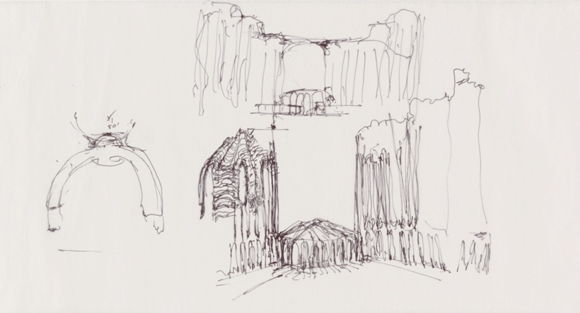Sketches (by Bertrand Goldberg): Perspective