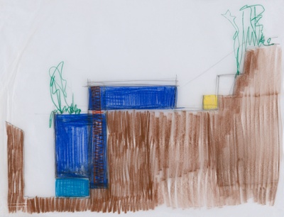 House in Rua Costa do Castelo (Casa na Rua Costa do Castelo), Lisbon, Portugal, Working Drawing