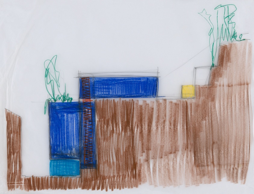 House in Rua Costa do Castelo (Casa na Rua Costa do Castelo), Lisbon, Portugal, Working Drawing