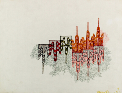 Daisy House for the Venice Biennale, Presentation Design Sketch