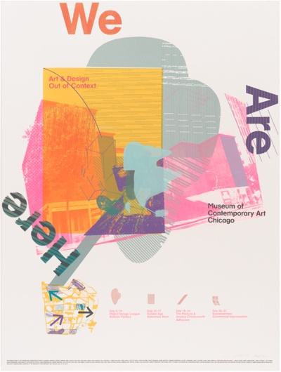 We are Here: Art and Design Out of Context poster