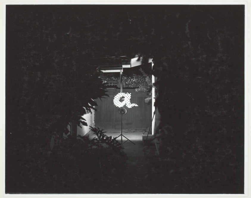 Ben Vautier's "A" as it appeared in the Los Angeles Times
