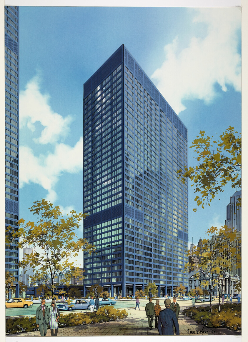 Place DuSable Project, Chicago, Illinois, Perspective