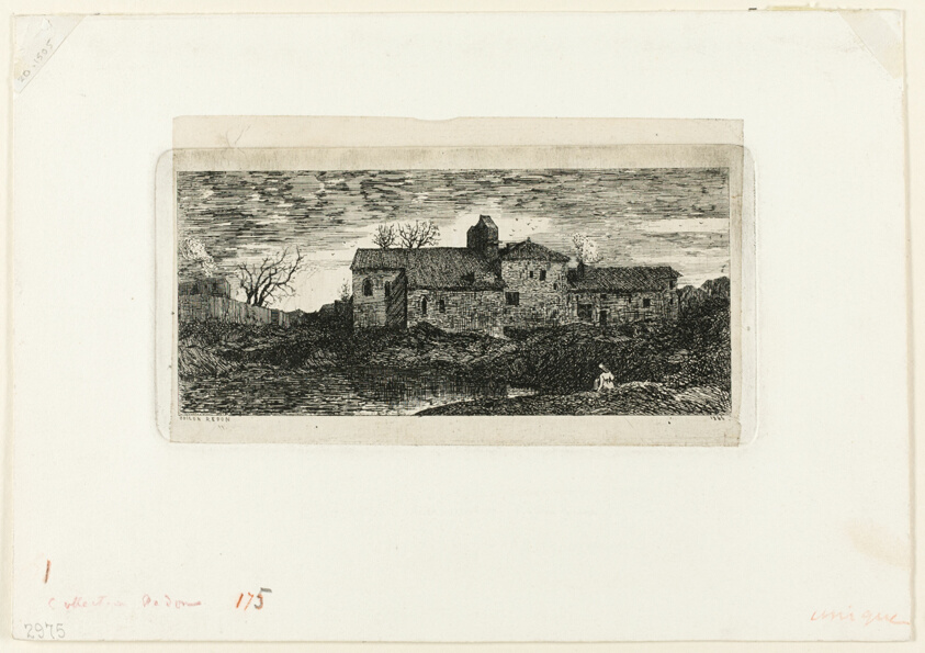 Chapel and Pilgrim's Hospice at Harambeltz (Basses-Pyrenees)