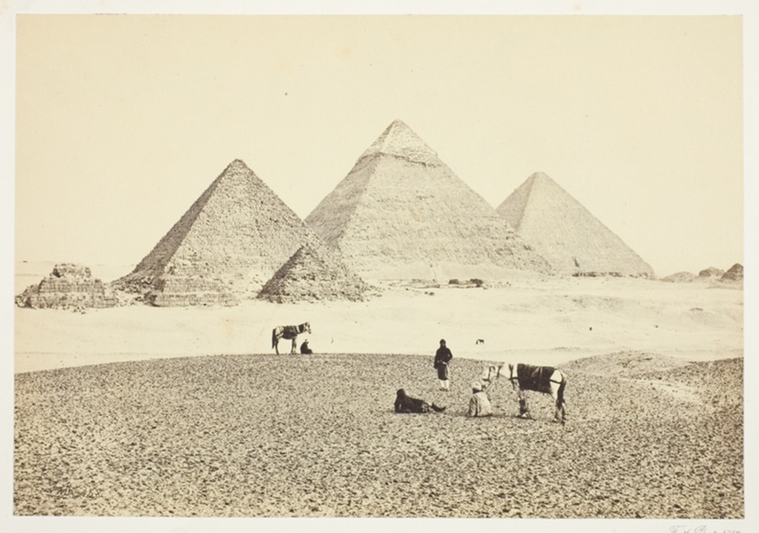 The Pyramids of El Geezeh, from the Southwest