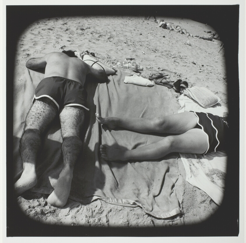 Untitled (Man and Woman Sunning on Blanket and Towel), from the series "Beach"
