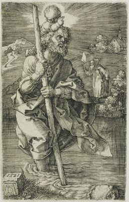 St. Christopher Facing to the Right