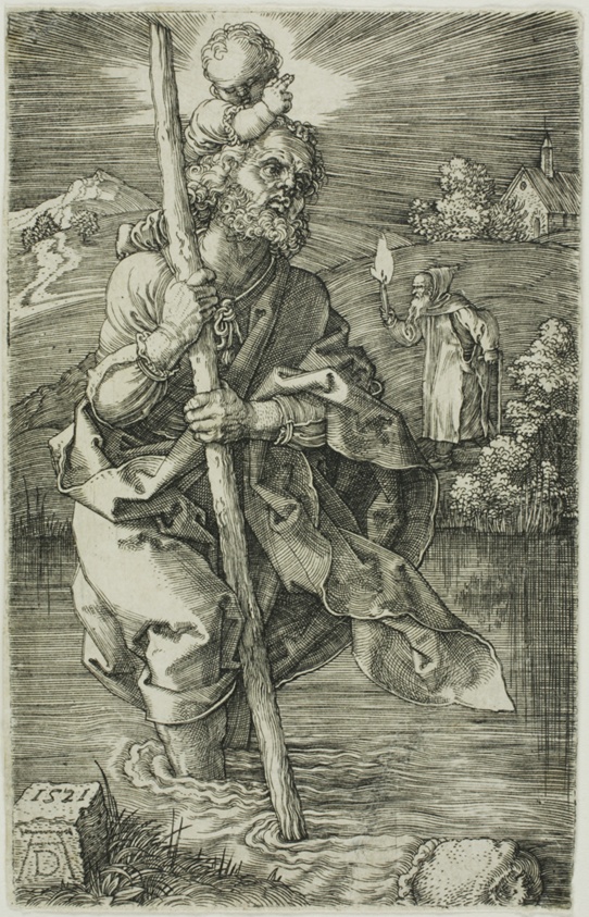 St. Christopher Facing to the Right