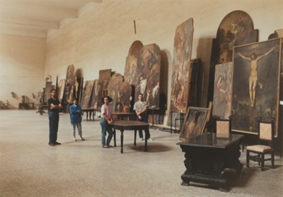 The Restorers at San Lorenzo Maggiore, Naples