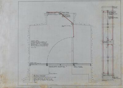Capitol Theatre and Office Building, Melbourne, Australia, Plan and Section