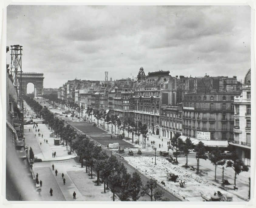 Paris, Champs Elysees From Office of VU