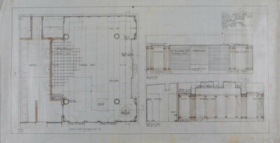 Capitol Theatre and Office Building, Melbourne, Australia, Plan and Sections