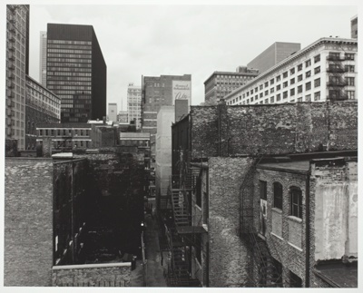 Vicinity of Federal Street and Van Buren Street, View North