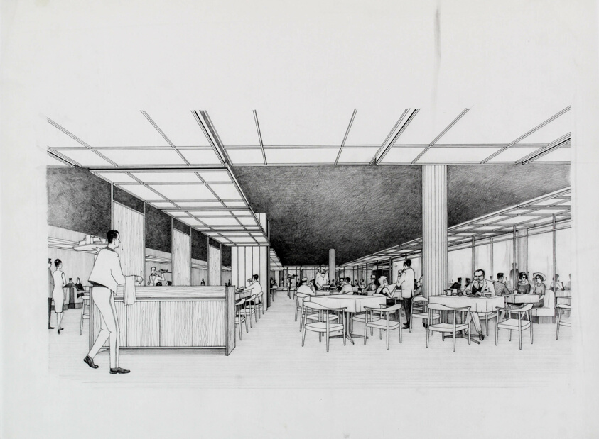 Horowitz Restaurants, Chicago, Ilinois, Interior Perspective
