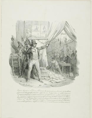 Come in, Ladies and Gentlemen, Inside you'll see the Famous Lithographantoccini Family...Frontispiece for "Album of 1824"