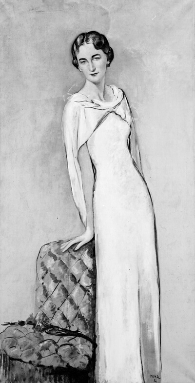 Portrait of Woman in White (Bobsy Goodspeed, later Mrs. Gilbert W. Chapman)