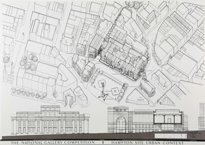 National Gallery Competition, London, England, Competition Entry Sheets