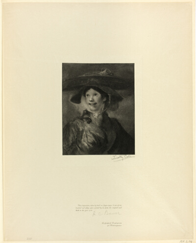 The Shrimp Girl, from Old English Masters