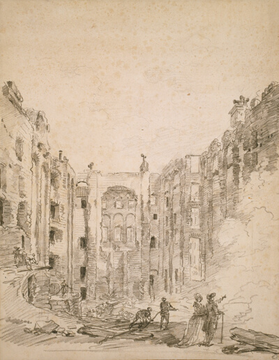 Ruins of the Opera After the Fire of 1781