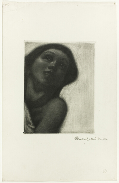 Girl's Face, from Spring Fresco of Jusélius Mausoleum