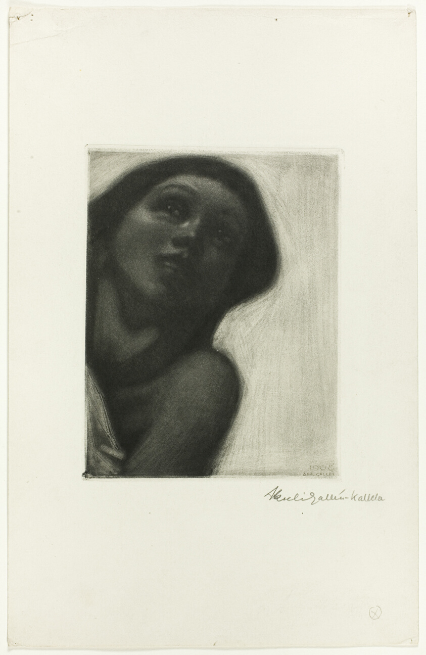 Girl's Face, from Spring Fresco of Jusélius Mausoleum