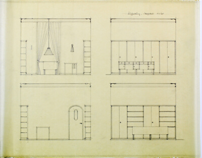 Sales Room & Office Project, Elevations
