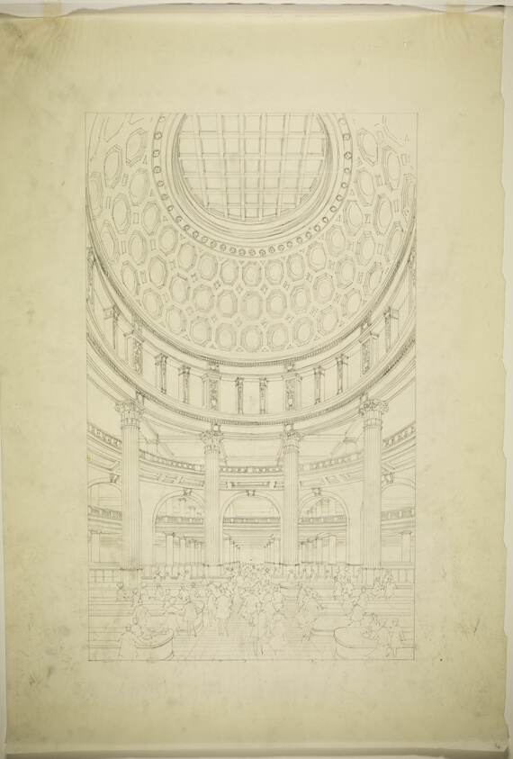 T. Eaton Department Store, Toronto, Canada, Interior Court Perspective