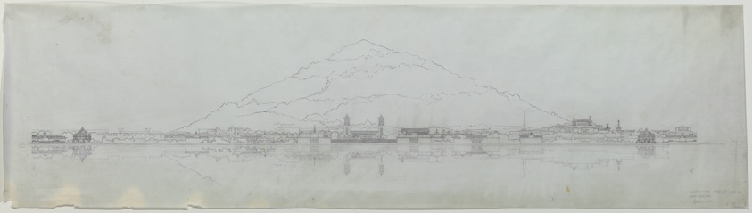 Canberra City Plan, Canberra, Australia, Sectional View
