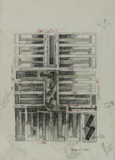 Mid–Town Area Redevelopment Plan, Philadelphia, Pennsylvania, Design Sketch