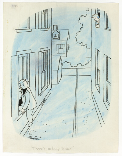 "There's nobody home."