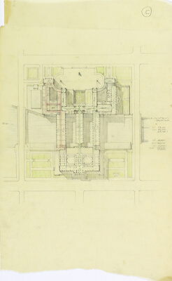 Art Institute of Chicago Competition, Plan Study
