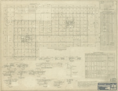 860–880 North Lake Shore Drive, First Floor Framing Plan