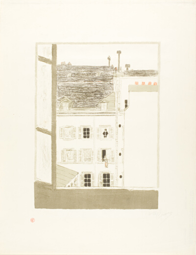 Houses in the Courtyard, from Some Aspects of Paris Life