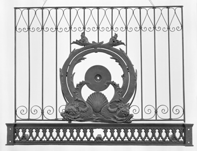 Fisher Building, 343 South Dearborn Street, Chicago, Illinois: Upper Portion of Elevator Grille