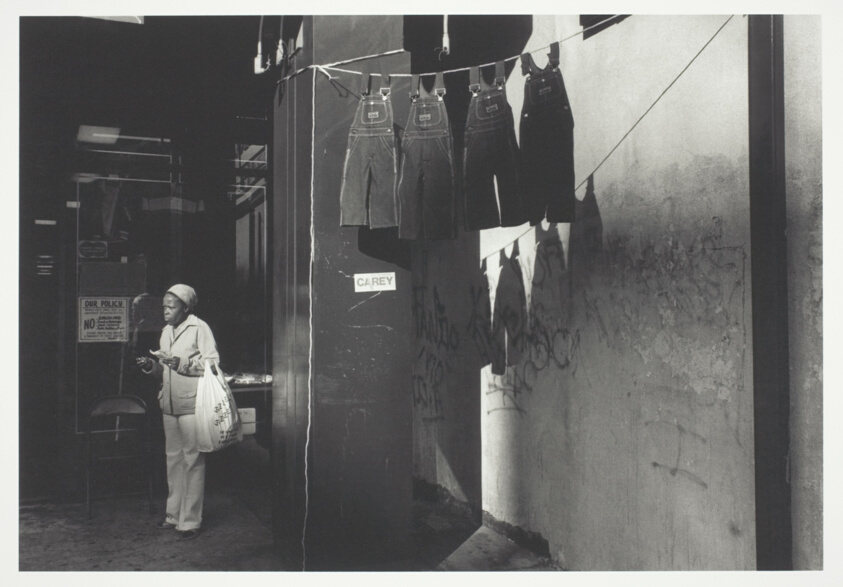 A Woman with Hanging Overalls