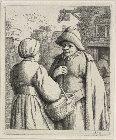 Man and Woman Conversing