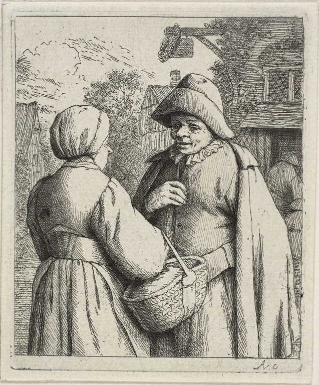 Man and Woman Conversing