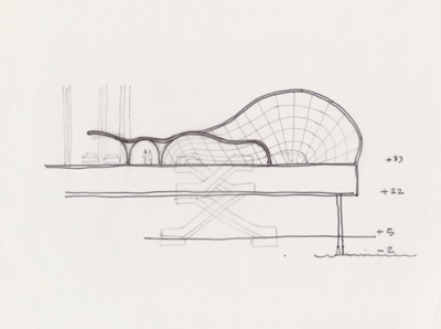 Sketches (by Bertrand Goldberg): Section